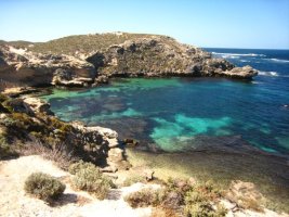 One of Rottnest's many bays